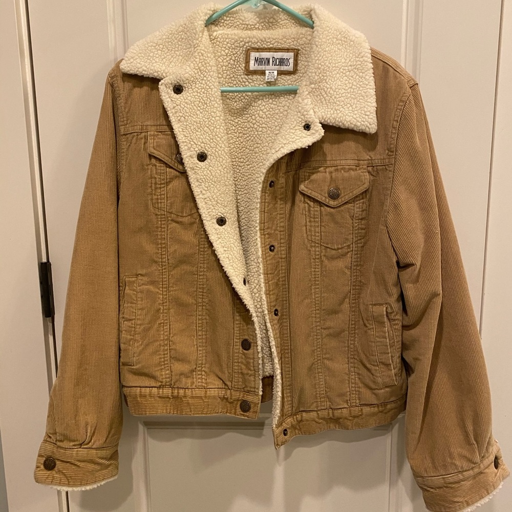 Vintage corduroy Sherpa jacket M
